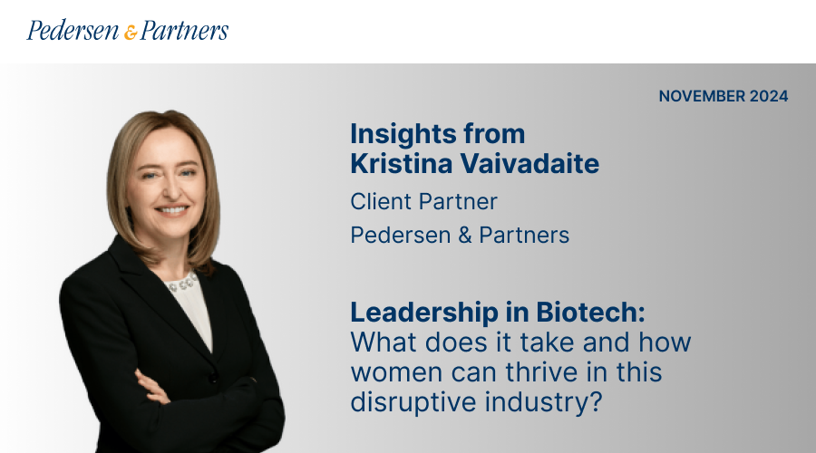 Leadership in Biotech - Kristina Vaivadaite banner