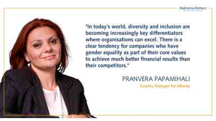 Pranvera Papamihali, Country Manager for Albania, discusses gender equality issues in an interview on News24 Albania