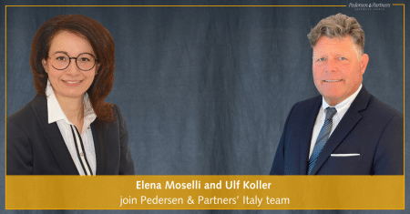 Elena Moselli and Ulf Koller join Pedersen & Partners’ Italy team