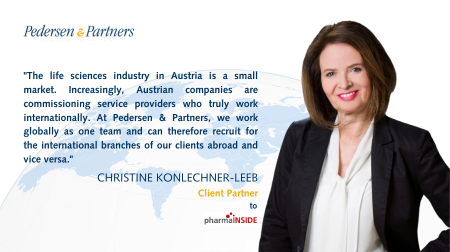 pharmaINSIDE interview with Christine Konlechner-Leeb, Client Partner at Pedersen & Partners
